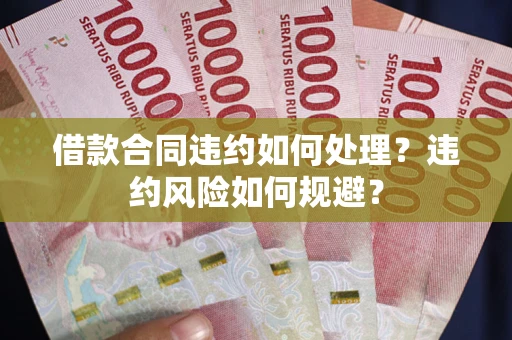 北京借款合同违约如何处理？违约风险如何规避？