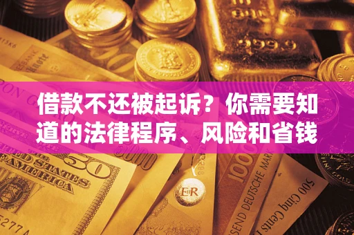 北京借款不还被起诉？你需要知道的法律程序、风险和省钱技巧
