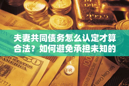 北京夫妻共同债务怎么认定才算合法？如何避免承担未知的债务风险？